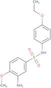 3-Amino-N-(4-ethoxyphenyl)-4-methoxybenzene-1-sulfonamide