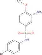 3-Amino-N-(4-bromophenyl)-4-methoxybenzene-1-sulfonamide