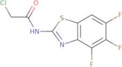 2-Chloro-N-(4,5,6-trifluoro-1,3-benzothiazol-2-yl)acetamide