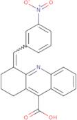 4-[(3-Nitrophenyl)methylidene]-2,3-dihydro-1H-acridine-9-carboxylic acid