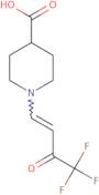 1-(4,4,4-Trifluoro-3-oxobut-1-en-1-yl)piperidine-4-carboxylic acid