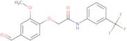 2-(4-Formyl-2-methoxyphenoxy)-N-[3-(trifluoromethyl)phenyl]acetamide