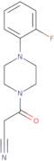 3-[4-(2-Fluorophenyl)piperazin-1-yl]-3-oxopropanenitrile