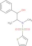 N-(1-Hydroxy-1-phenylpropan-2-yl)-N-methylthiophene-2-sulfonamide