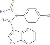 4-(4-Chlorophenyl)-5-(1H-indol-3-yl)-4H-1,2,4-triazole-3-thiol