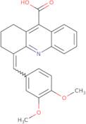 4-[(3,4-Dimethoxyphenyl)methylidene]-1,2,3,4-tetrahydroacridine-9-carboxylic acid