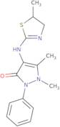 1,5-Dimethyl-4-[(5-methyl-4,5-dihydro-1,3-thiazol-2-yl)amino]-2-phenyl-2,3-dihydro-1H-pyrazol-3-one