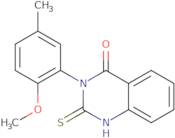 3-(2-Methoxy-5-methylphenyl)-2-sulfanyl-3,4-dihydroquinazolin-4-one