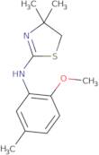 N-(2-Methoxy-5-methylphenyl)-4,4-dimethyl-4,5-dihydro-1,3-thiazol-2-amine