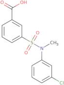 3-[(3-Chlorophenyl)(methyl)sulfamoyl]benzoic acid