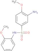 3-Amino-4-methoxy-N-(2-methoxyphenyl)benzene-1-sulfonamide