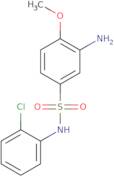 3-Amino-N-(2-chlorophenyl)-4-methoxybenzene-1-sulfonamide