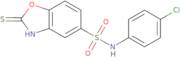 N-(4-Chlorophenyl)-2-sulfanyl-1,3-benzoxazole-5-sulfonamide