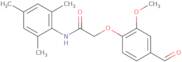 2-(4-Formyl-2-methoxyphenoxy)-N-(2,4,6-trimethylphenyl)acetamide