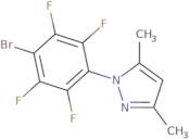 1-(4-Bromo-2,3,5,6-tetrafluorophenyl)-3,5-dimethyl-1H-pyrazole