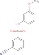 3-Cyano-N-(3-methoxyphenyl)benzenesulfonamide