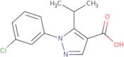 1-(3-Chlorophenyl)-5-(propan-2-yl)-1H-pyrazole-4-carboxylic acid