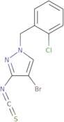 4-Bromo-1-[(2-chlorophenyl)methyl]-3-isothiocyanato-1H-pyrazole