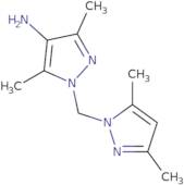 1-[(3,5-Dimethyl-1H-pyrazol-1-yl)methyl]-3,5-dimethyl-1H-pyrazol-4-amine