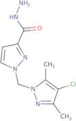 1-(4-Chloro-3,5-dimethyl-pyrazol-1-ylmethyl)-1 H -pyrazole-3-carboxylic acid hydrazide