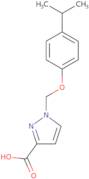 1-{[4-(Propan-2-yl)phenoxy]methyl}-1H-pyrazole-3-carboxylic acid