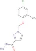 1-[(4-Chloro-2-methylphenoxy)methyl]-1H-pyrazole-3-carbohydrazide