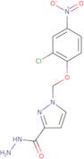 1-[(2-Chloro-4-nitrophenoxy)methyl]-1H-pyrazole-3-carbohydrazide