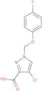4-Chloro-1-(4-fluorophenoxymethyl)-1H-pyrazole-3-carboxylic acid