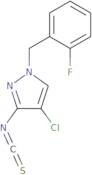 4-Chloro-1-(2-fluoro-benzyl)-3-isothiocyanato-1H-pyrazole