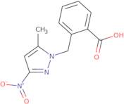2-[(5-Methyl-3-nitro-1H-pyrazol-1-yl)methyl]benzoic acid