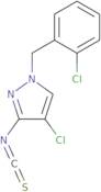 4-Chloro-1-[(2-chlorophenyl)methyl]-3-isothiocyanato-1H-pyrazole