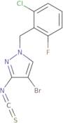 4-Bromo-1-[(2-chloro-6-fluorophenyl)methyl]-3-isothiocyanato-1H-pyrazole