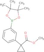 methyl 1-[3-(tetramethyl-1,3,2-dioxaborolan-2-yl)phenyl]cyclopropane-1-carboxylate