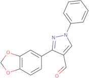 3-(1,3-Dioxaindan-5-yl)-1-phenyl-1H-pyrazole-4-carbaldehyde