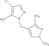 4-Chloro-1-[(1,3-dimethyl-1H-pyrazol-4-yl)methyl]-1H-pyrazol-5-amine