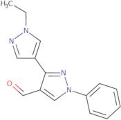 1'-Ethyl-1-phenyl-1H,1'H-3,4'-bipyrazole-4-carbaldehyde