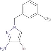 4-Bromo-1-[(3-methylphenyl)methyl]-1H-pyrazol-3-amine