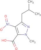 3-Isobutyl-1-methyl-4-nitro-1H-pyrazole-5-carboxylic acid