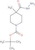 tert-butyl 4-(hydrazinecarbonyl)-4-methylpiperidine-1-carboxylate