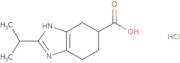 2-(Propan-2-yl)-4,5,6,7-tetrahydro-1H-1,3-benzodiazole-5-carboxylic acid hydrochloride