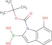 (7-Hydroxy-1-{[(2-methyl-2-propanyl)oxy]carbonyl}-1H-indol-2-yl)B oronic acid