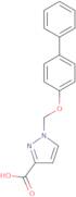 1-[(4-Phenylphenoxy)methyl]-1H-pyrazole-3-carboxylic acid