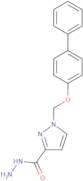 1-(Biphenyl-4-yloxymethyl)-1H-pyrazole-3-carboxylic acid hydrazide