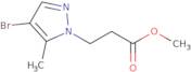Methyl 3-(4-bromo-5-methyl-1H-pyrazol-1-yl)propanoate
