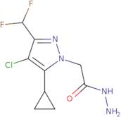 (4-Chloro-5-cyclopropyl-3-difluoromethyl-pyrazol-1-yl)-acetic acid hydrazide