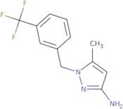 5-Methyl-1-{[3-(trifluoromethyl)phenyl]methyl}-1H-pyrazol-3-amine