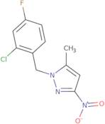 1-(2-Chloro-4-fluorobenzyl)-5-methyl-3-nitro-1H-pyrazole