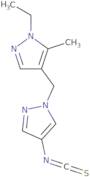 1-Ethyl-4-(4-isothiocyanato-pyrazol-1-ylmethyl)-5-methyl-1H-pyrazole