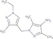 1-[(1-Ethyl-3-methyl-1H-pyrazol-4-yl)methyl]-3,5-dimethyl-1H-pyrazol-4-amine