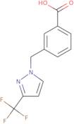 3-{[3-(Trifluoromethyl)-1H-pyrazol-1-yl]methyl}benzoic acid